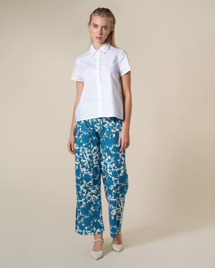 camisa blanca asimétrica