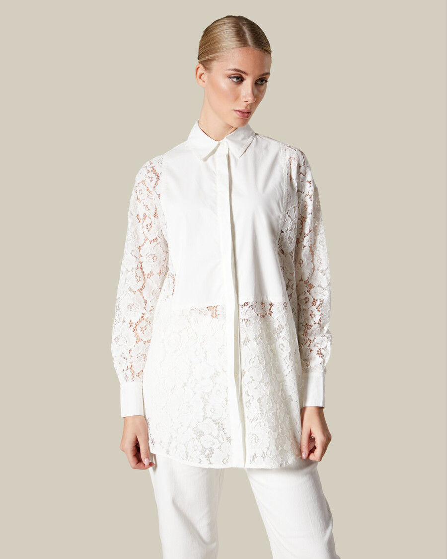 camisa de encaje
