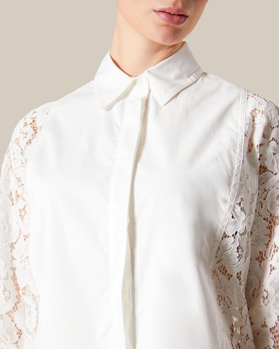 camisa de encaje